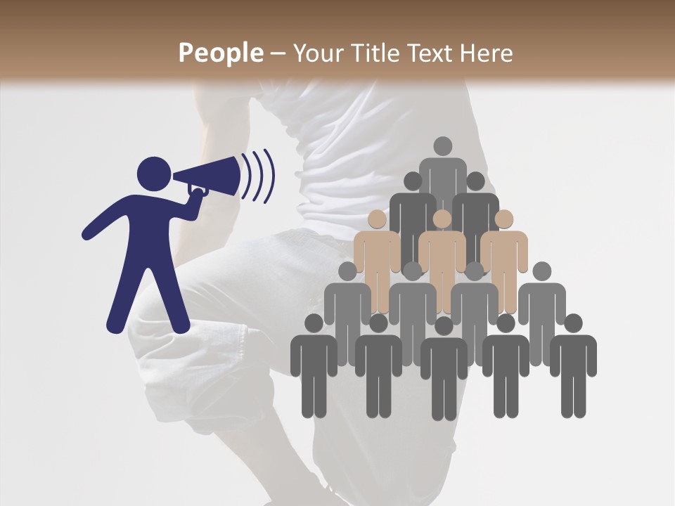 Exercizing Hop Fly PowerPoint Template
