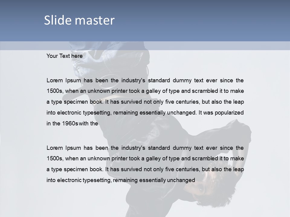 Break Dance Young Modern PowerPoint Template