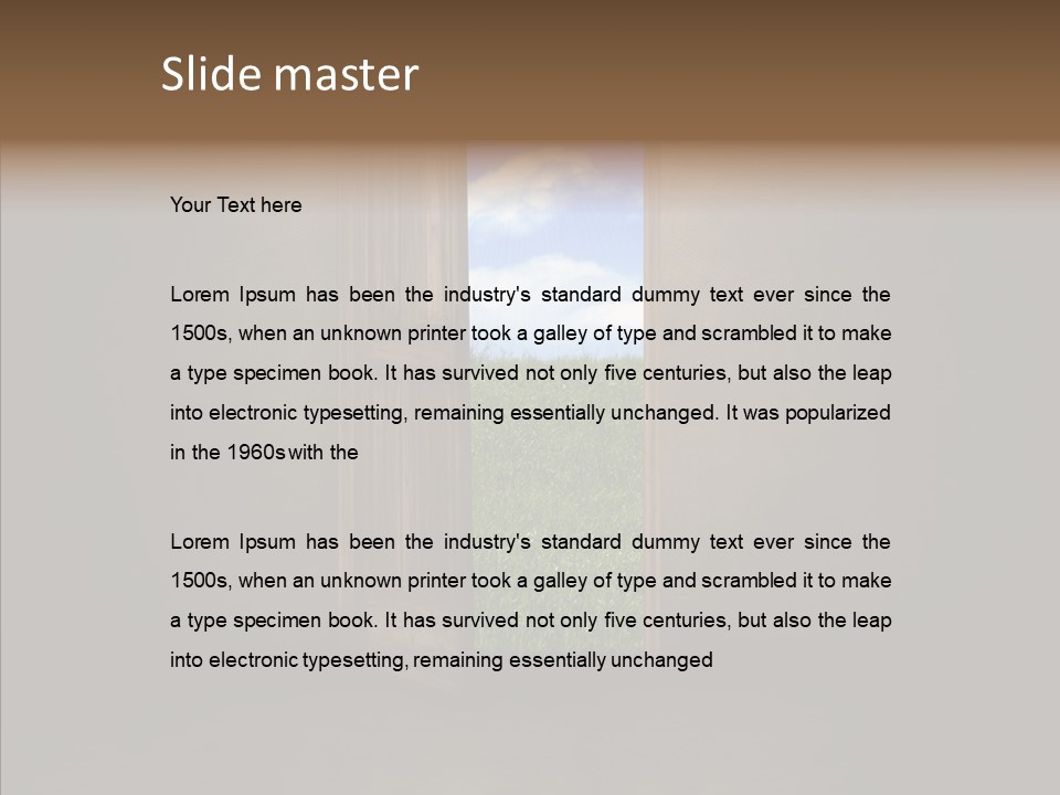 Open Colorful Copy PowerPoint Template