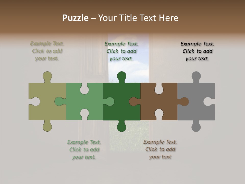 Open Colorful Copy PowerPoint Template