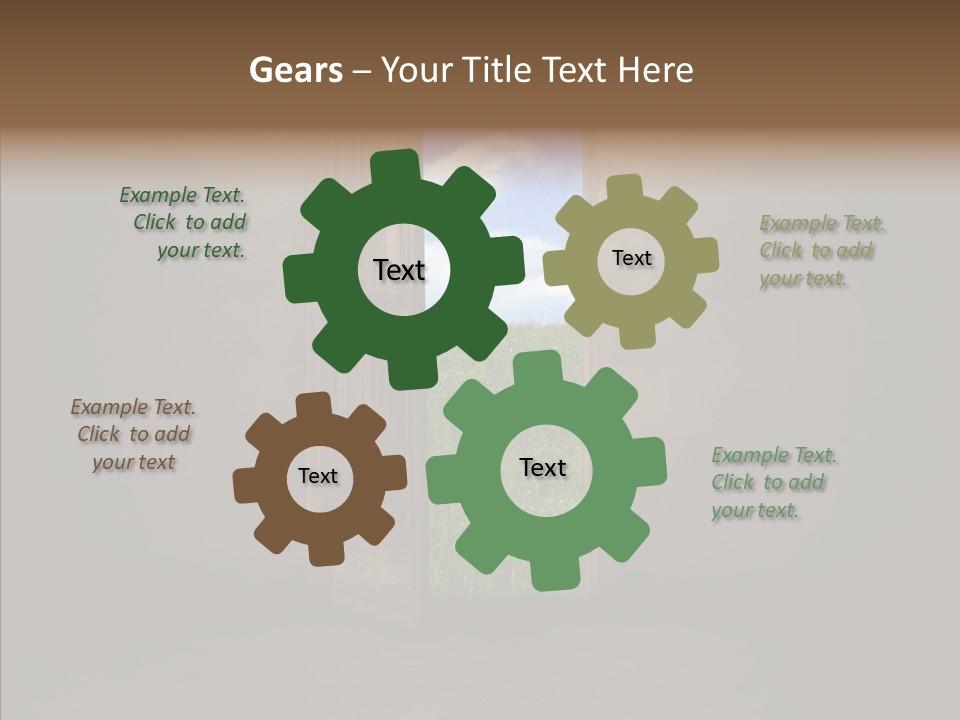 Open Colorful Copy PowerPoint Template