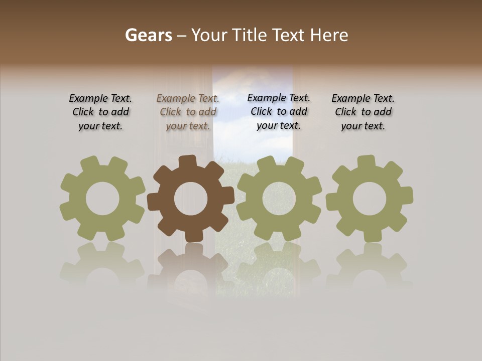 Open Colorful Copy PowerPoint Template