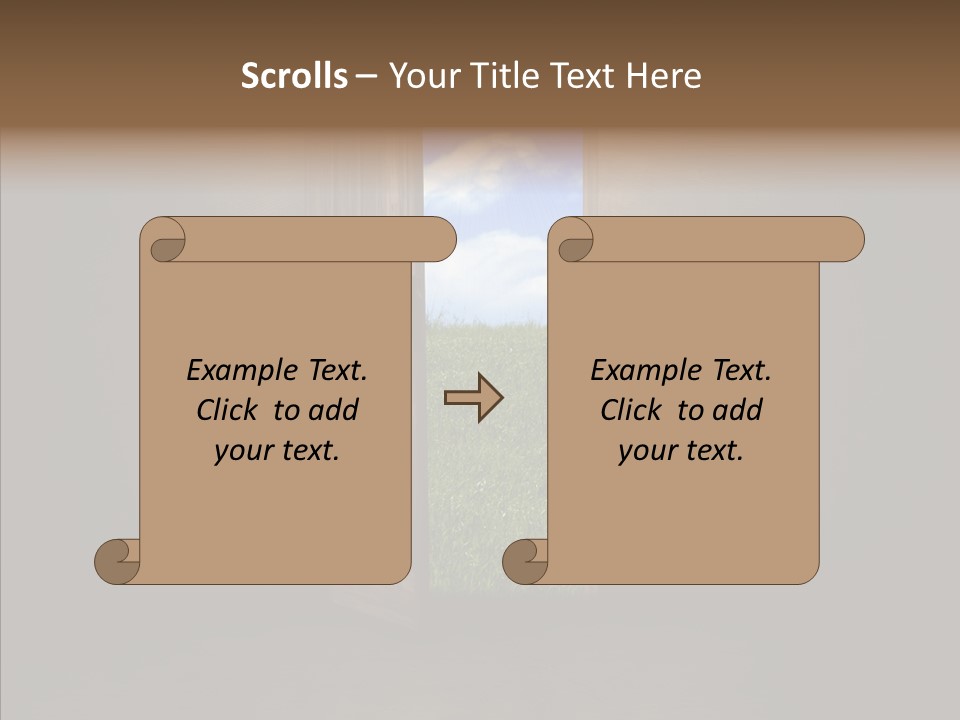 Open Colorful Copy PowerPoint Template