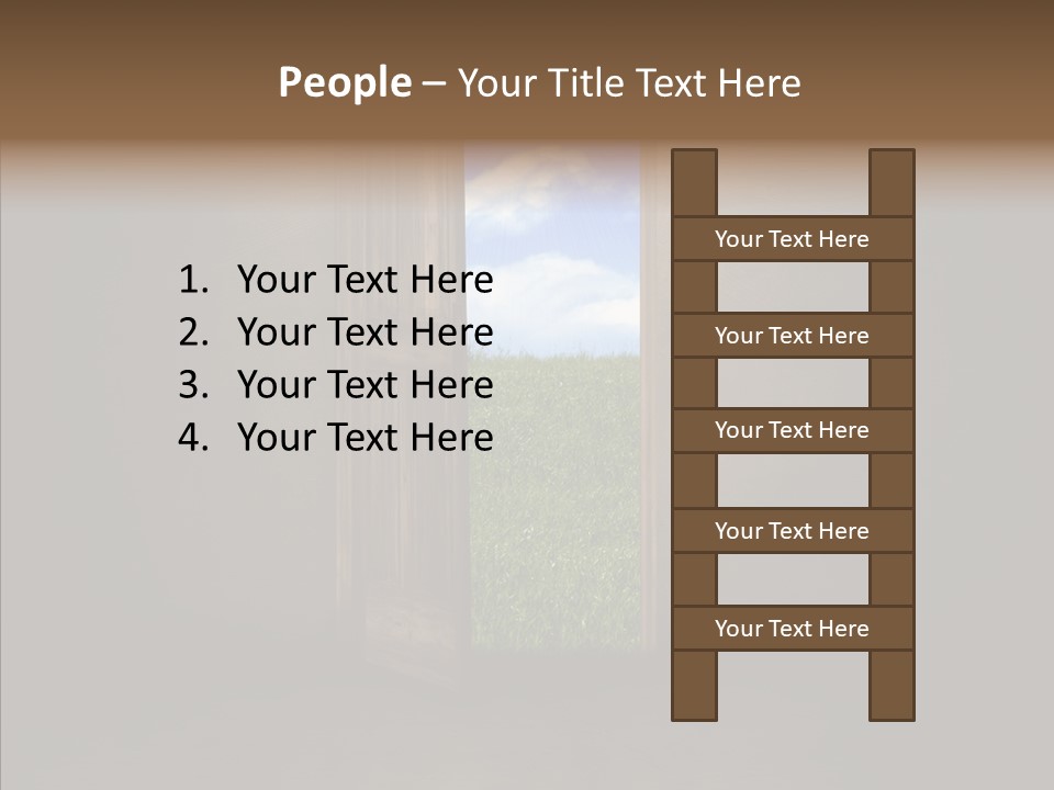 Open Colorful Copy PowerPoint Template