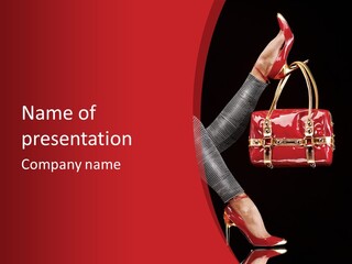 Handbag Charming Bag PowerPoint Template