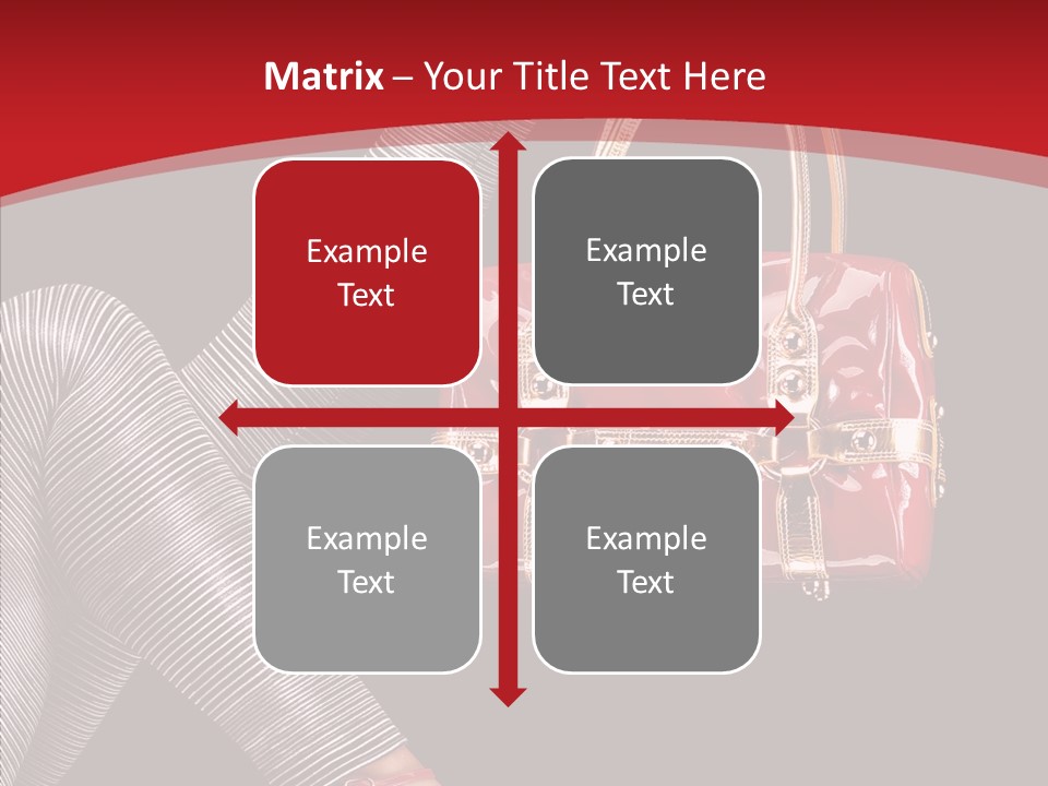 Handbag Charming Bag PowerPoint Template