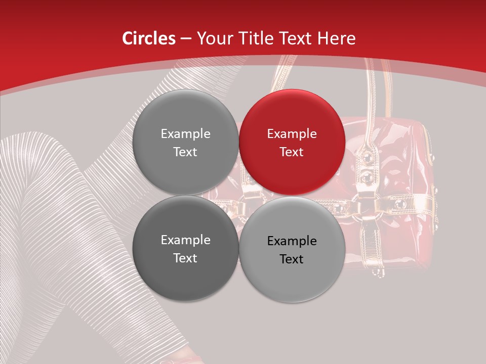 Handbag Charming Bag PowerPoint Template