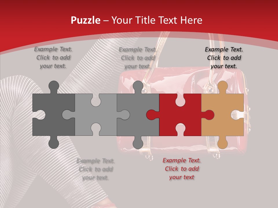 Handbag Charming Bag PowerPoint Template