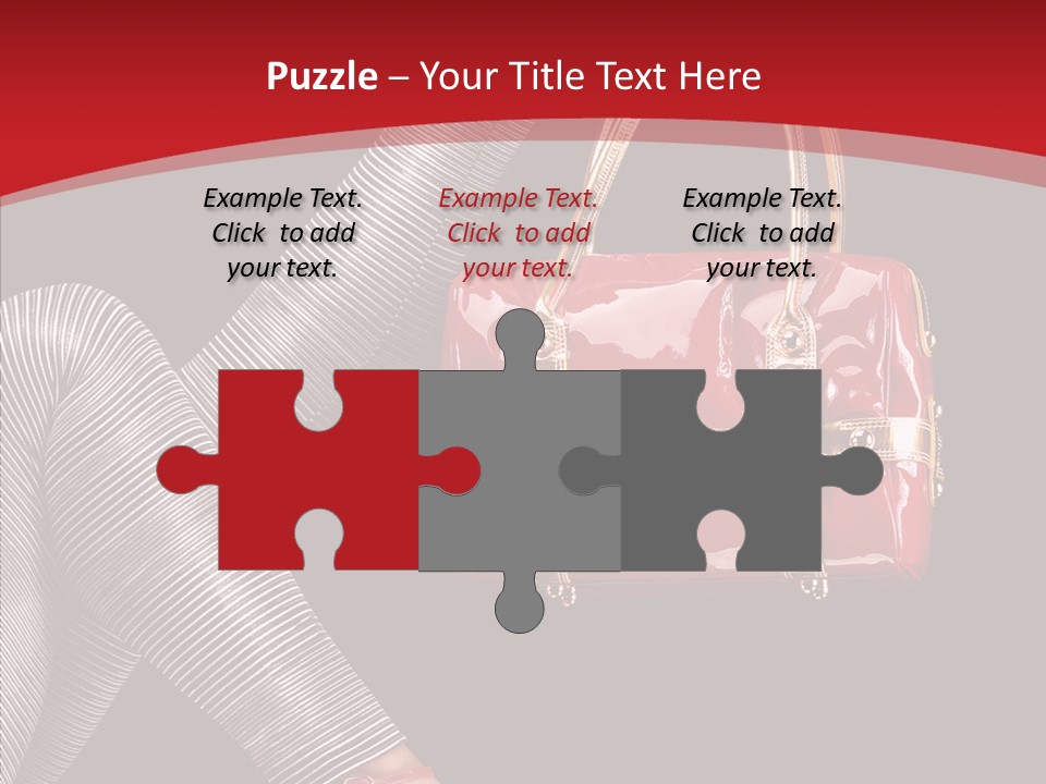 Handbag Charming Bag PowerPoint Template