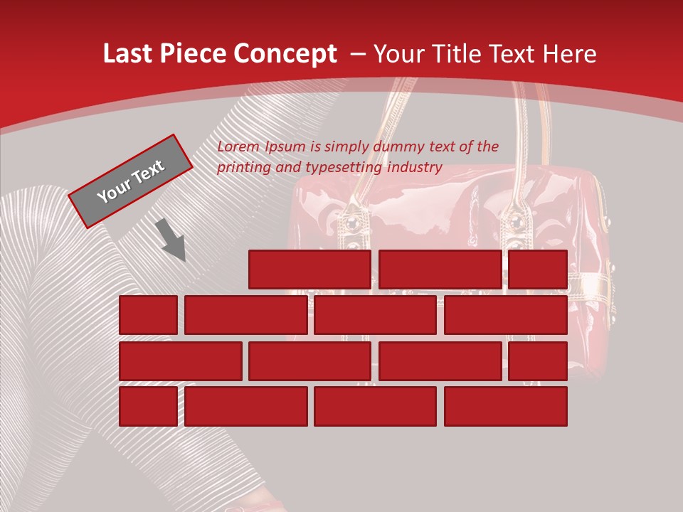 Handbag Charming Bag PowerPoint Template