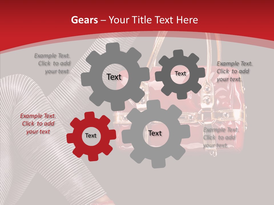 Handbag Charming Bag PowerPoint Template