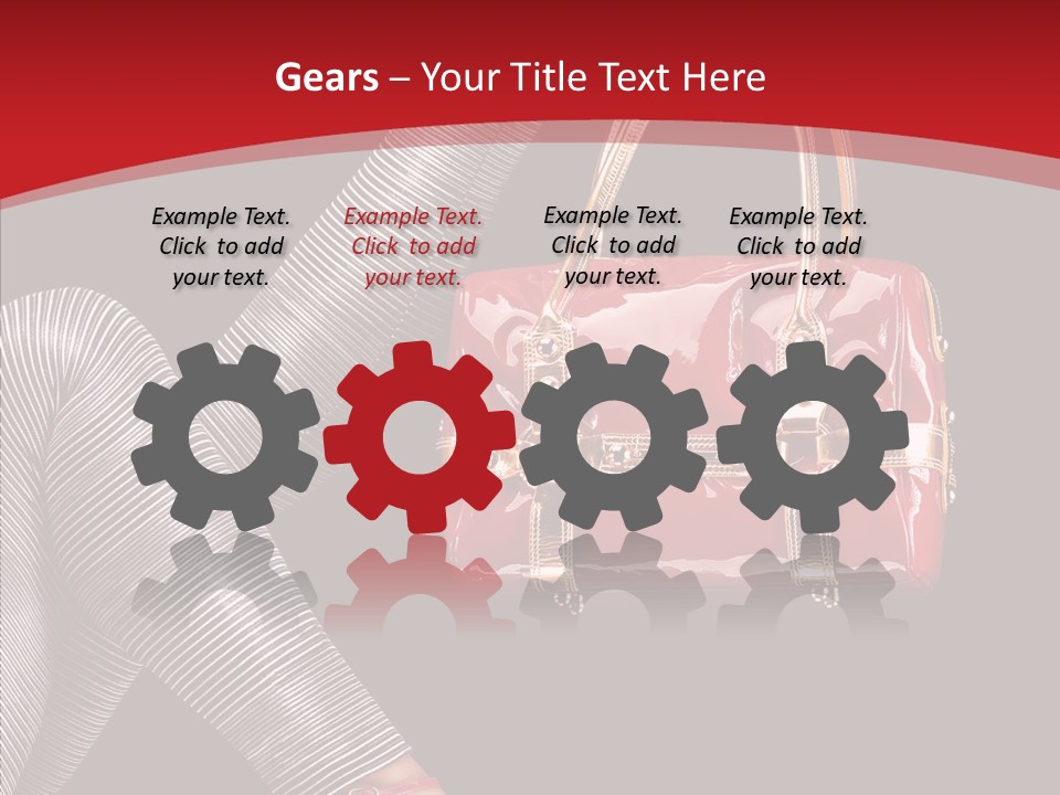 Handbag Charming Bag PowerPoint Template