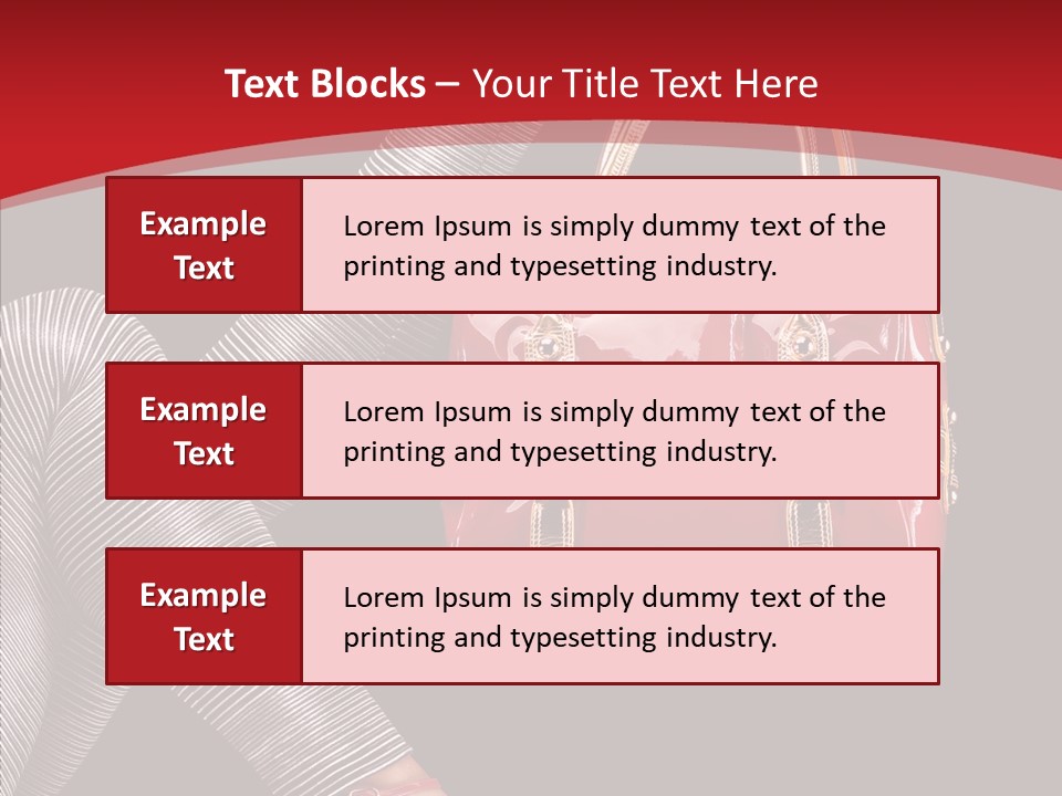 Handbag Charming Bag PowerPoint Template