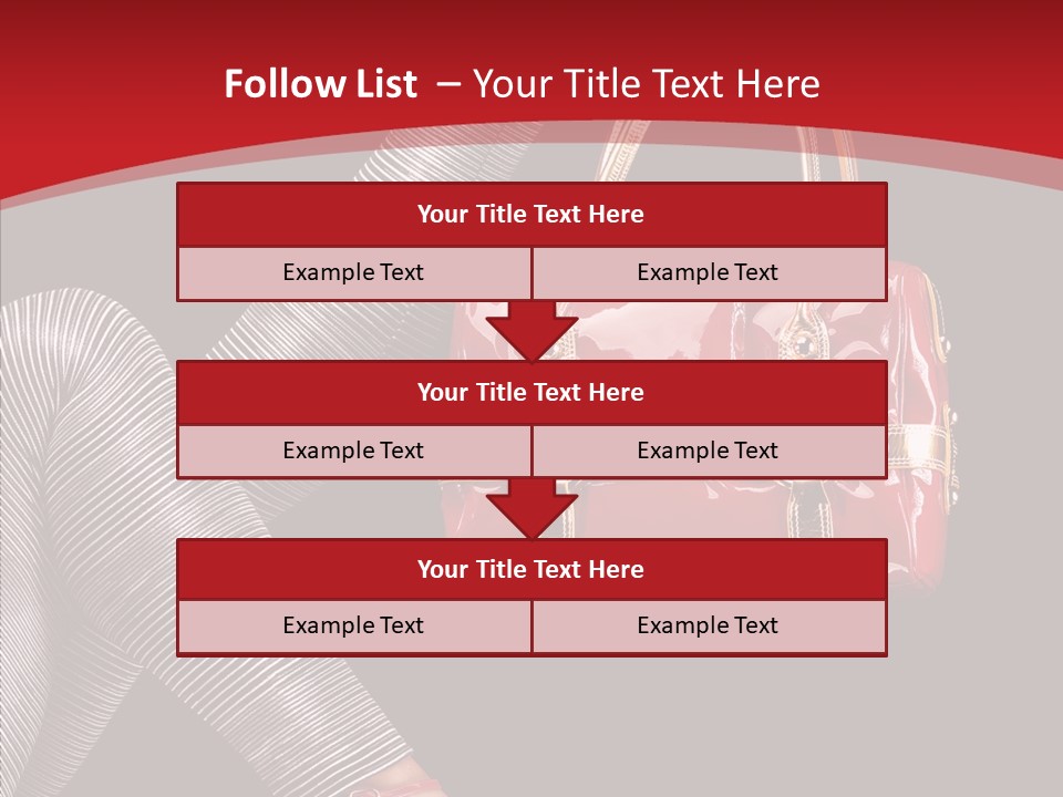 Handbag Charming Bag PowerPoint Template