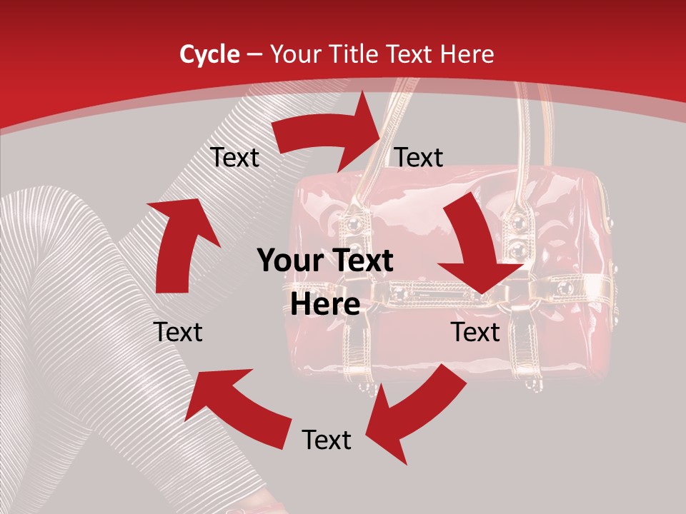 Handbag Charming Bag PowerPoint Template