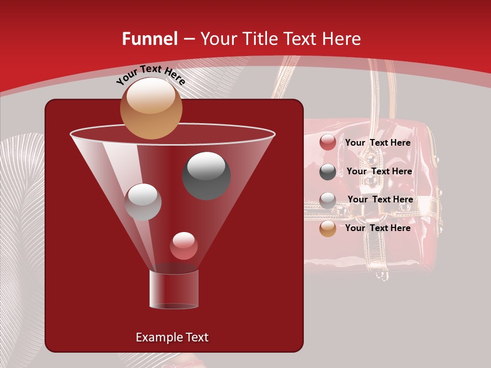 Handbag Charming Bag PowerPoint Template