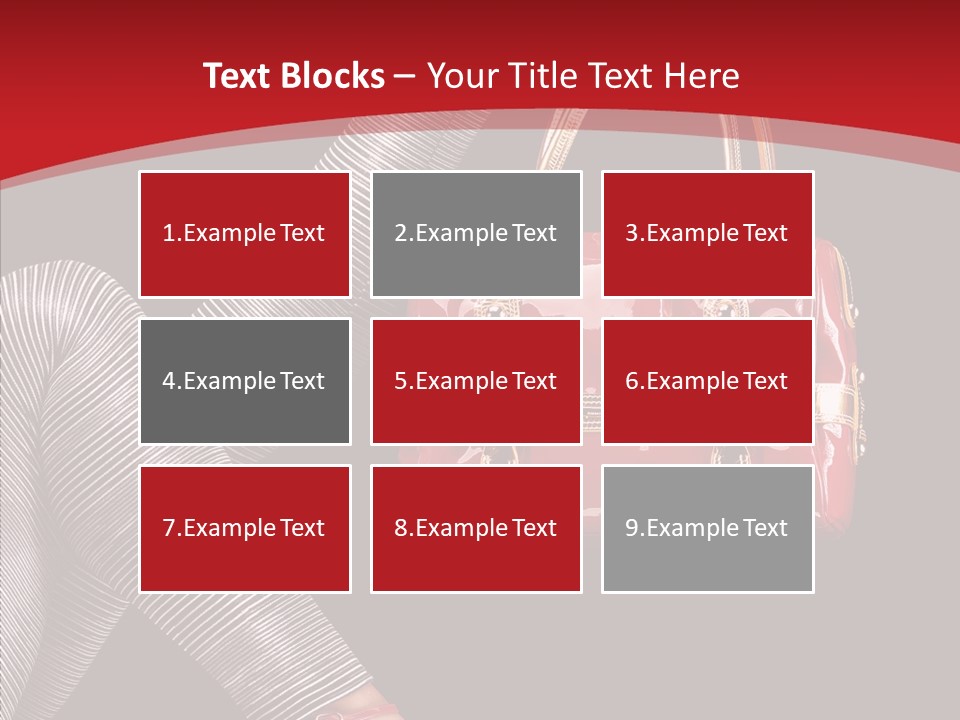 Handbag Charming Bag PowerPoint Template