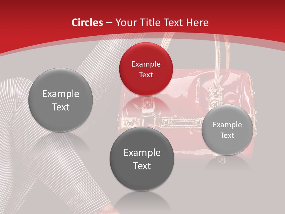 Handbag Charming Bag PowerPoint Template