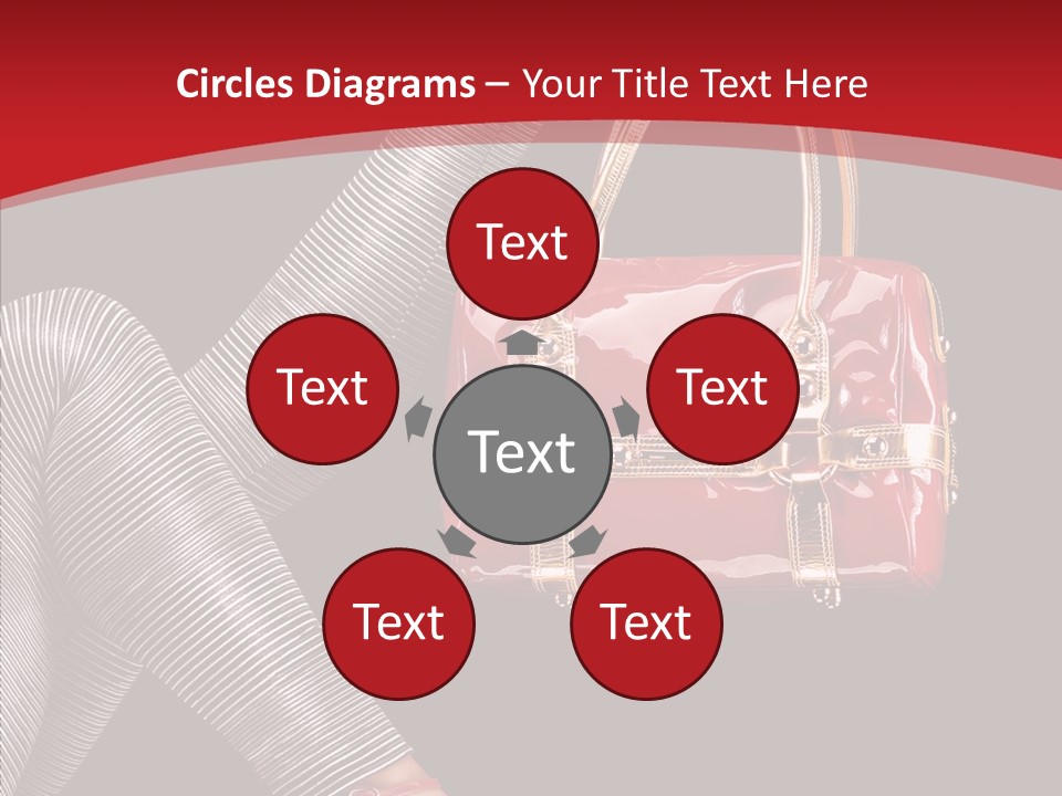 Handbag Charming Bag PowerPoint Template