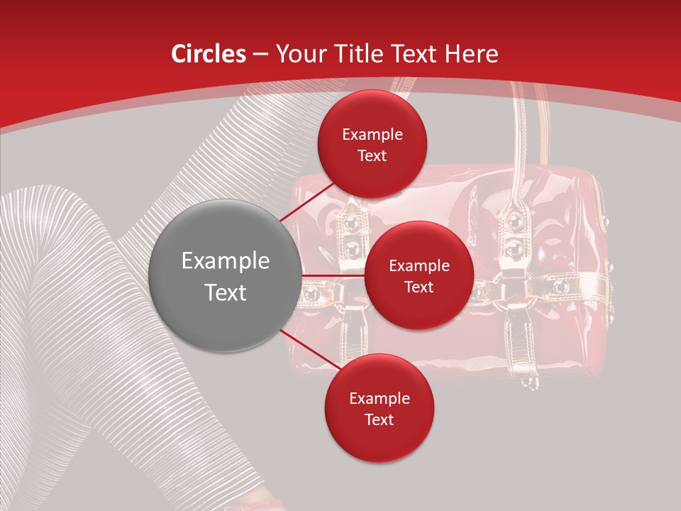 Handbag Charming Bag PowerPoint Template