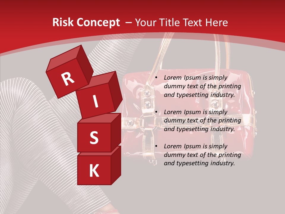 Handbag Charming Bag PowerPoint Template