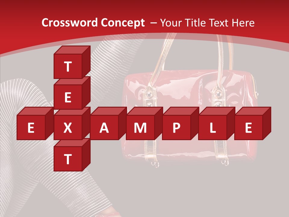 Handbag Charming Bag PowerPoint Template