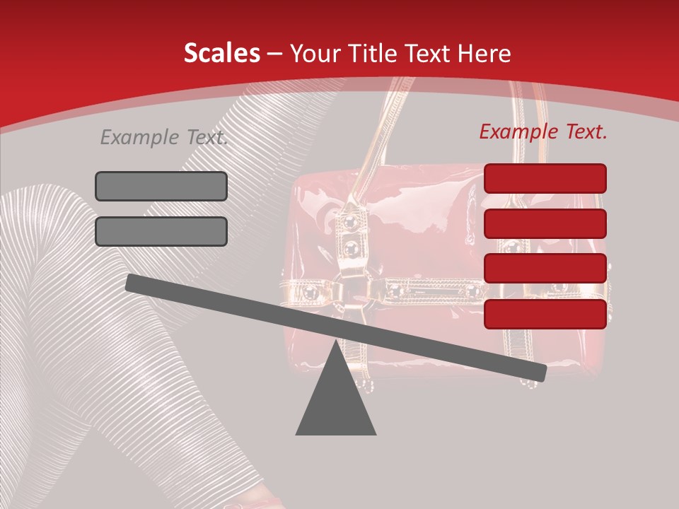 Handbag Charming Bag PowerPoint Template