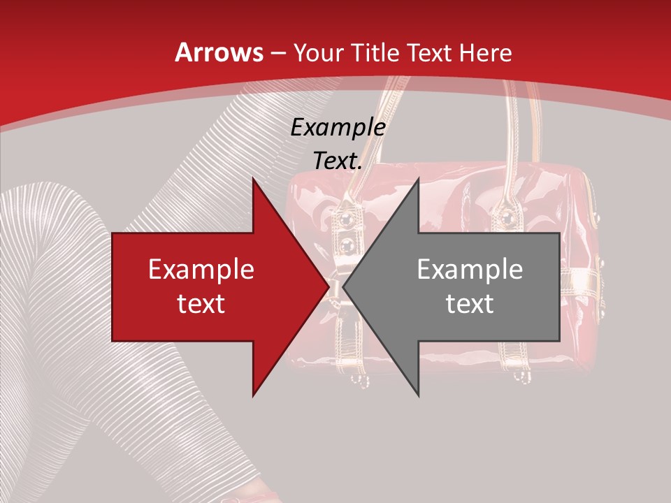 Handbag Charming Bag PowerPoint Template