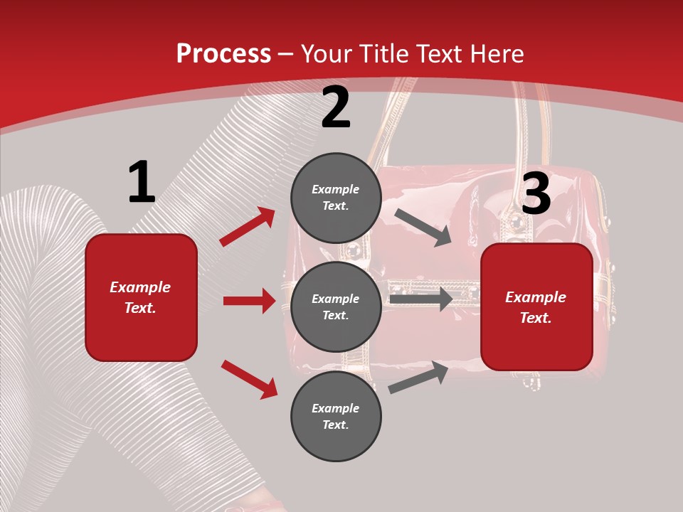 Handbag Charming Bag PowerPoint Template