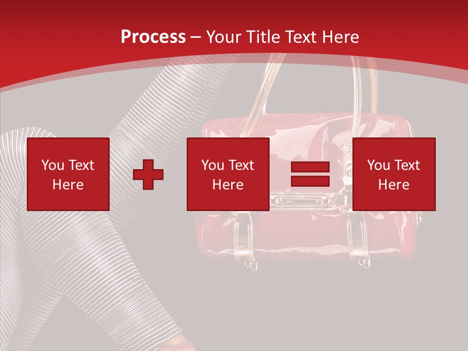 Handbag Charming Bag PowerPoint Template