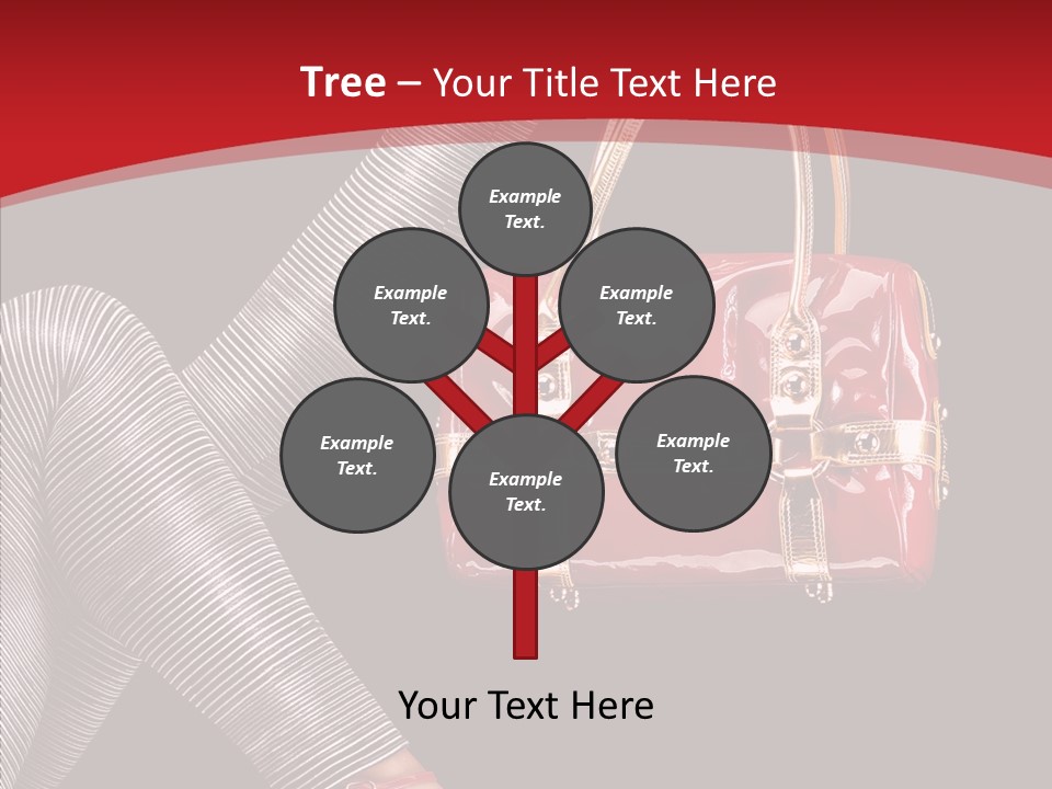 Handbag Charming Bag PowerPoint Template