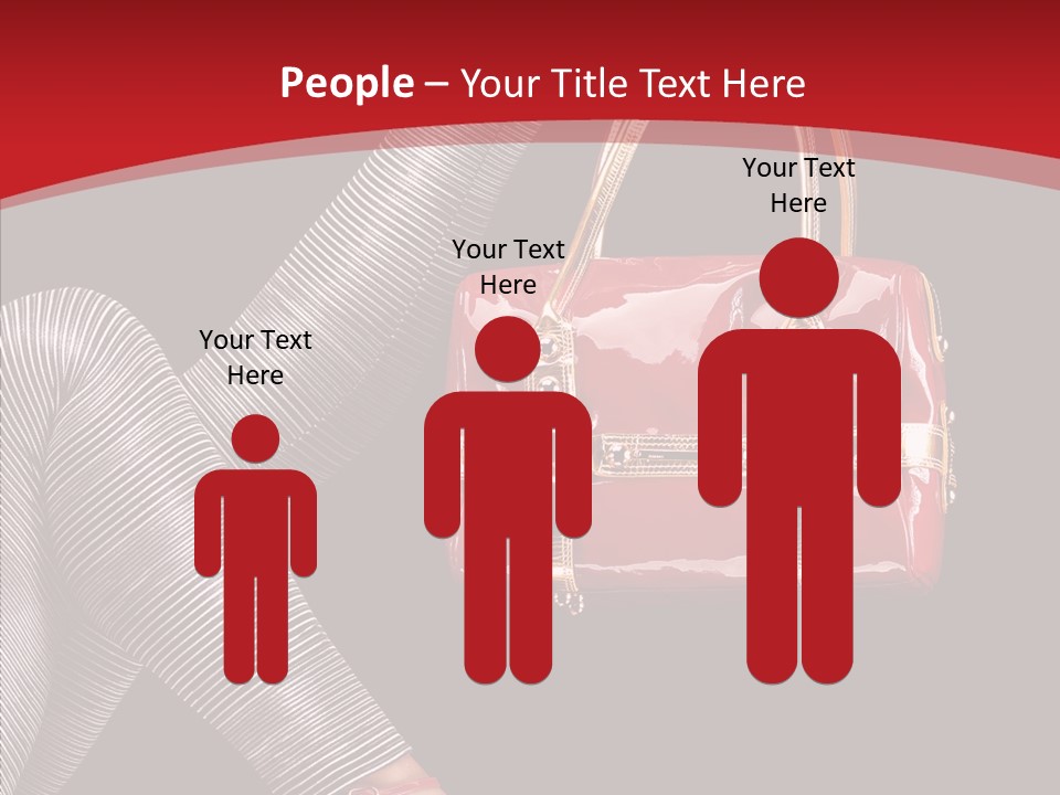 Handbag Charming Bag PowerPoint Template