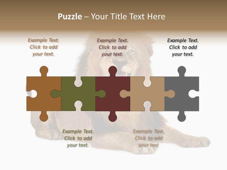 Roaring Yawning Snarling PowerPoint Template