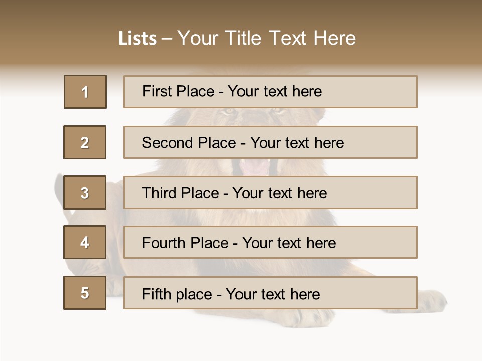 Roaring Yawning Snarling PowerPoint Template