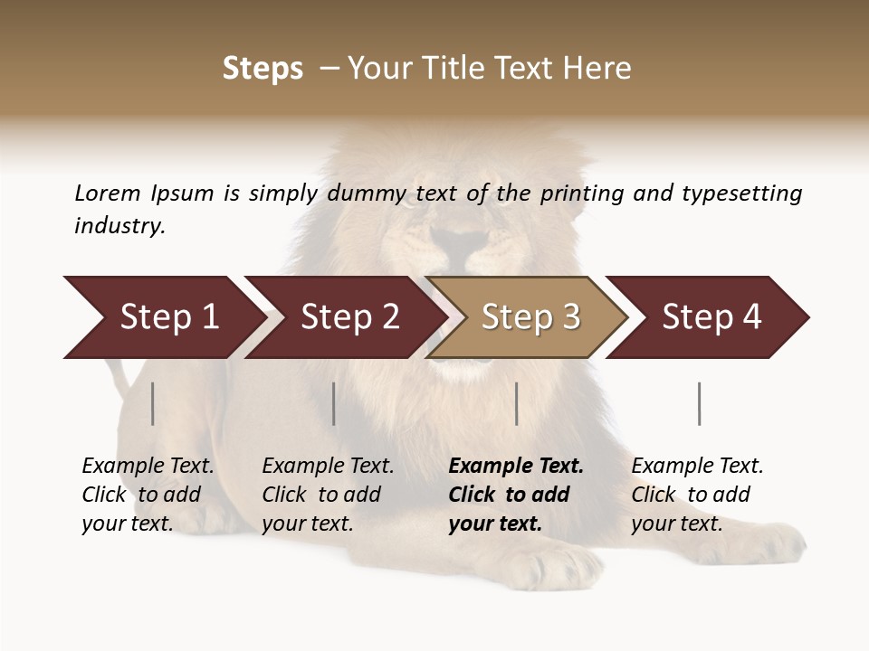 Roaring Yawning Snarling PowerPoint Template
