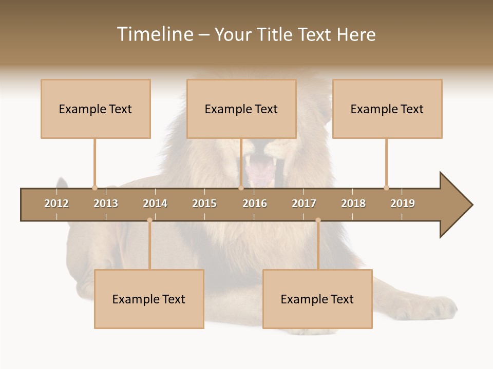 Roaring Yawning Snarling PowerPoint Template