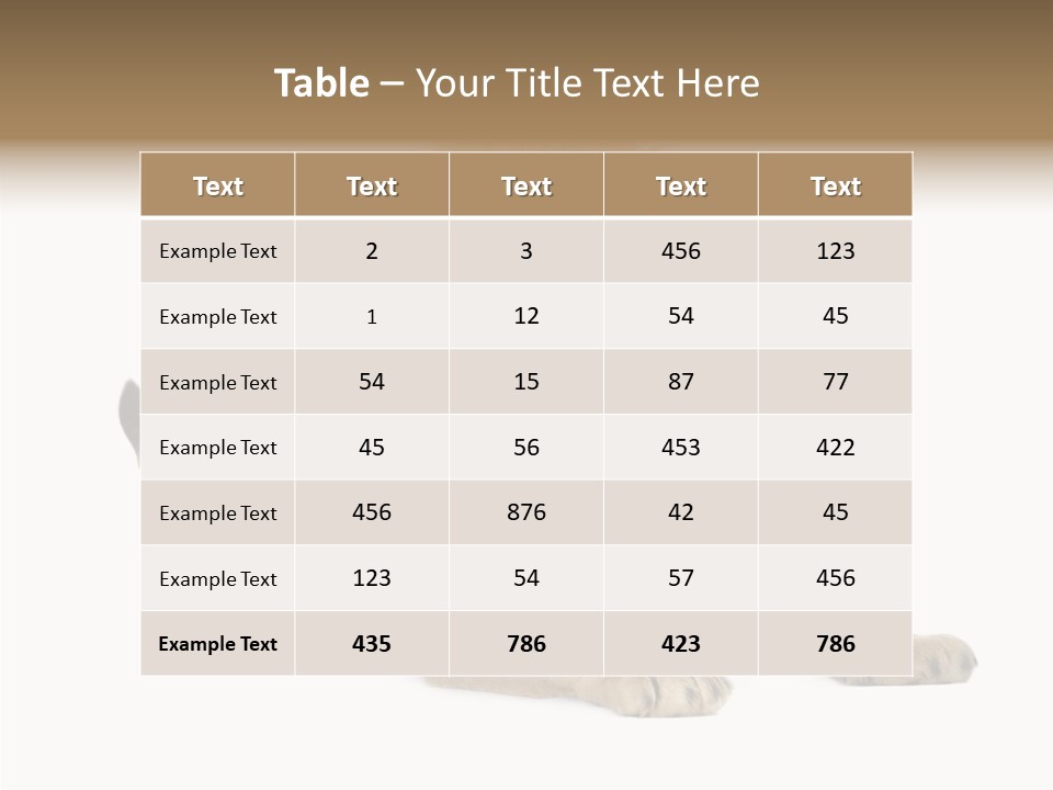 Roaring Yawning Snarling PowerPoint Template