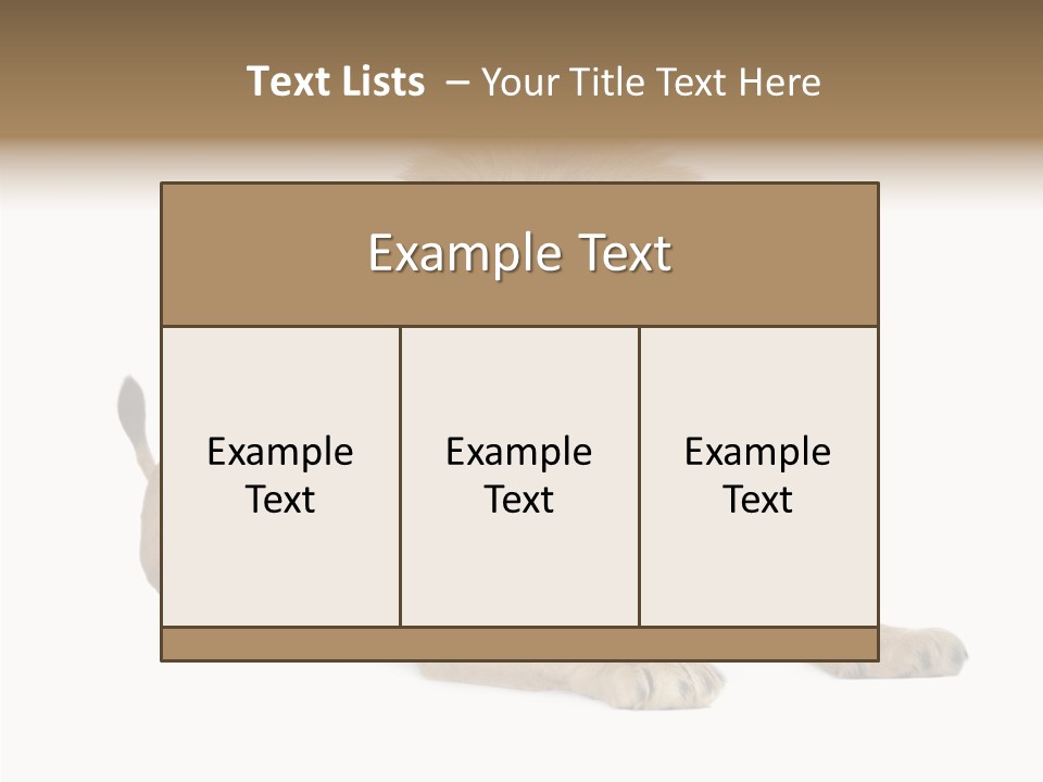 Roaring Yawning Snarling PowerPoint Template