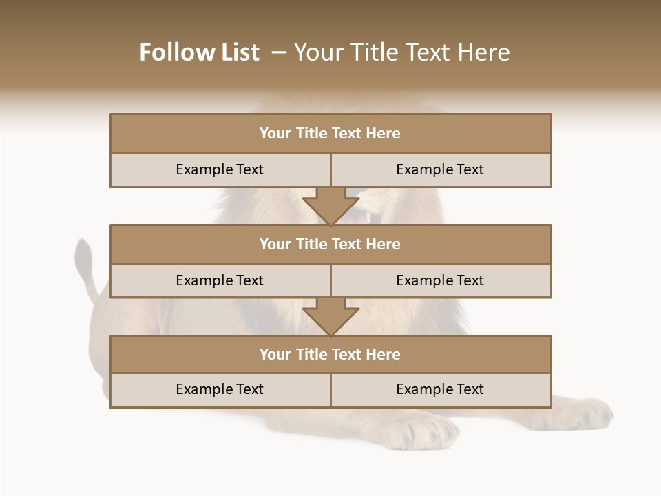Roaring Yawning Snarling PowerPoint Template