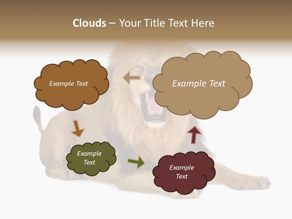 Roaring Yawning Snarling PowerPoint Template