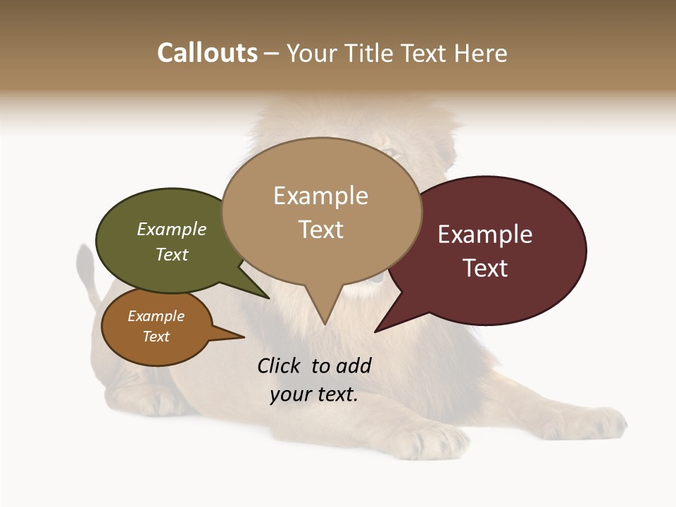 Roaring Yawning Snarling PowerPoint Template