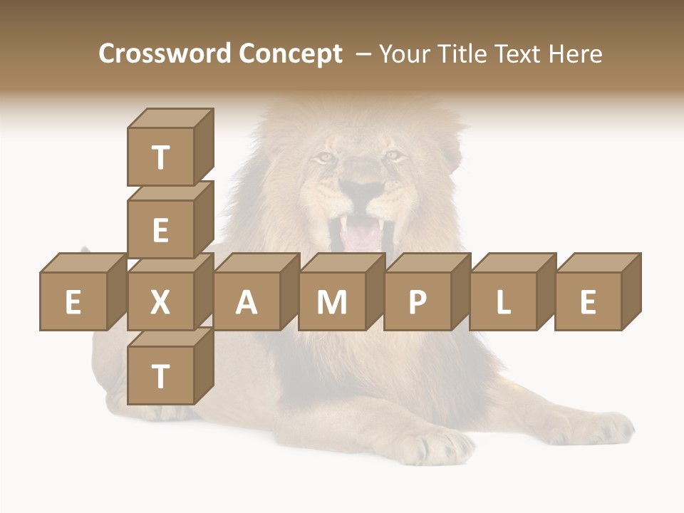 Roaring Yawning Snarling PowerPoint Template