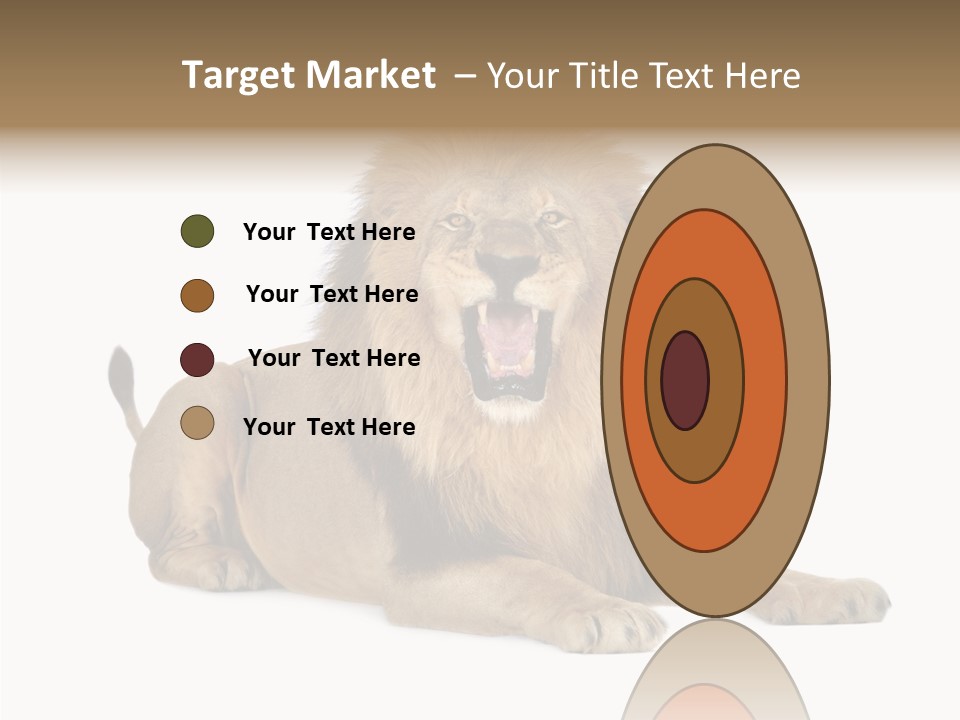 Roaring Yawning Snarling PowerPoint Template