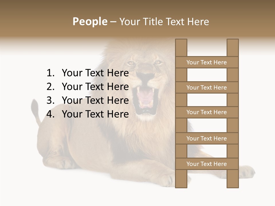 Roaring Yawning Snarling PowerPoint Template