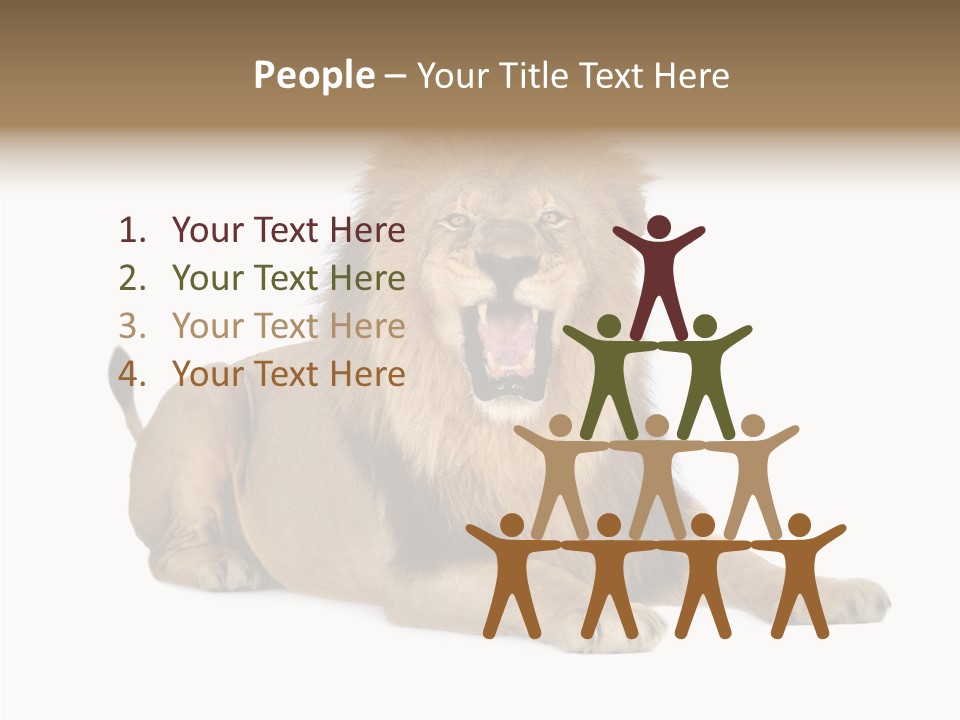Roaring Yawning Snarling PowerPoint Template