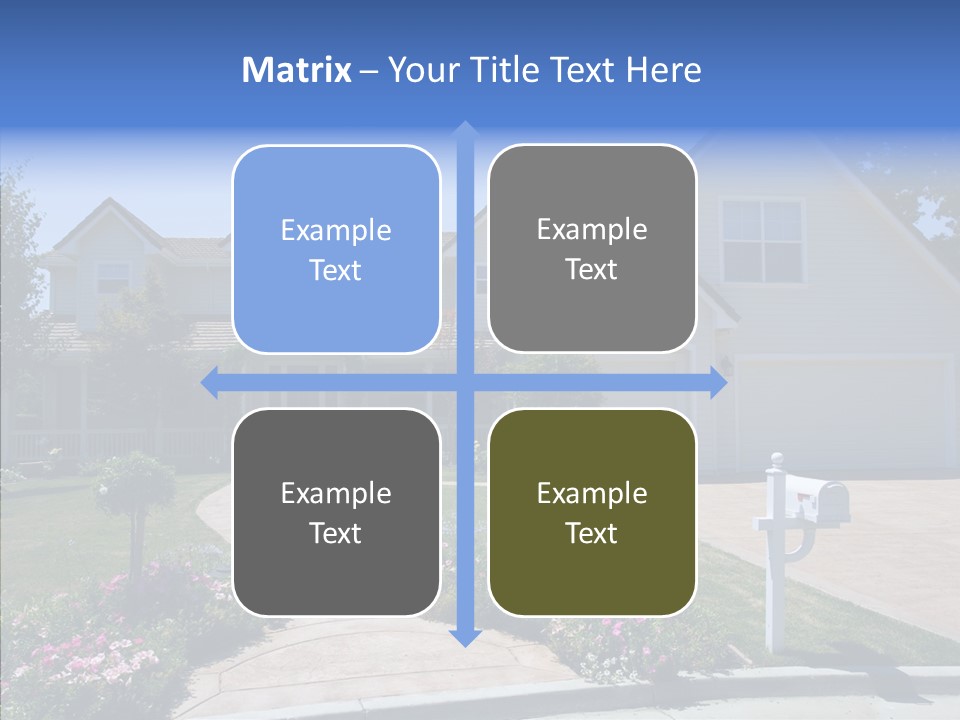 Landscaping Investment Tree PowerPoint Template