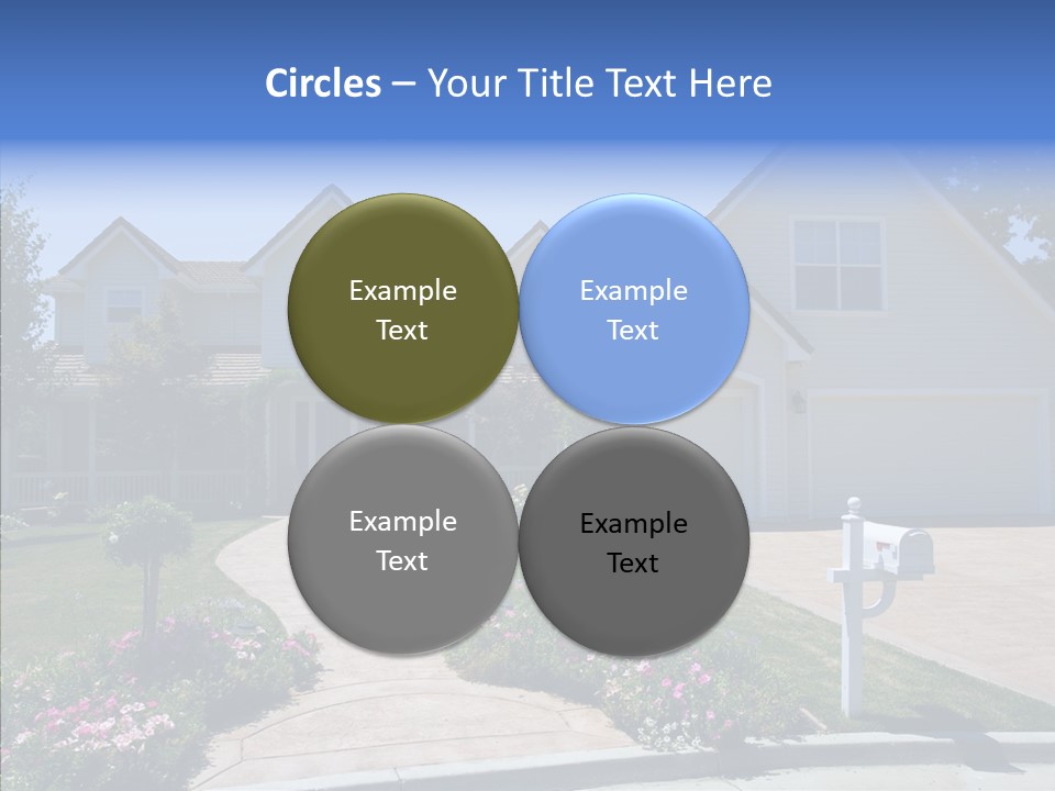 Landscaping Investment Tree PowerPoint Template