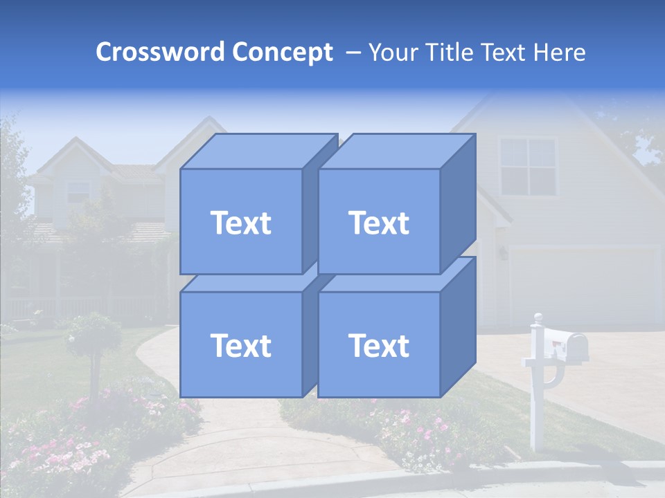 Landscaping Investment Tree PowerPoint Template