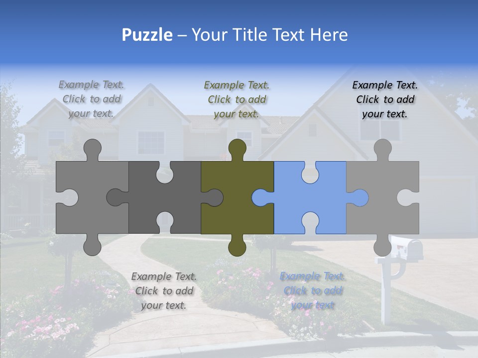Landscaping Investment Tree PowerPoint Template