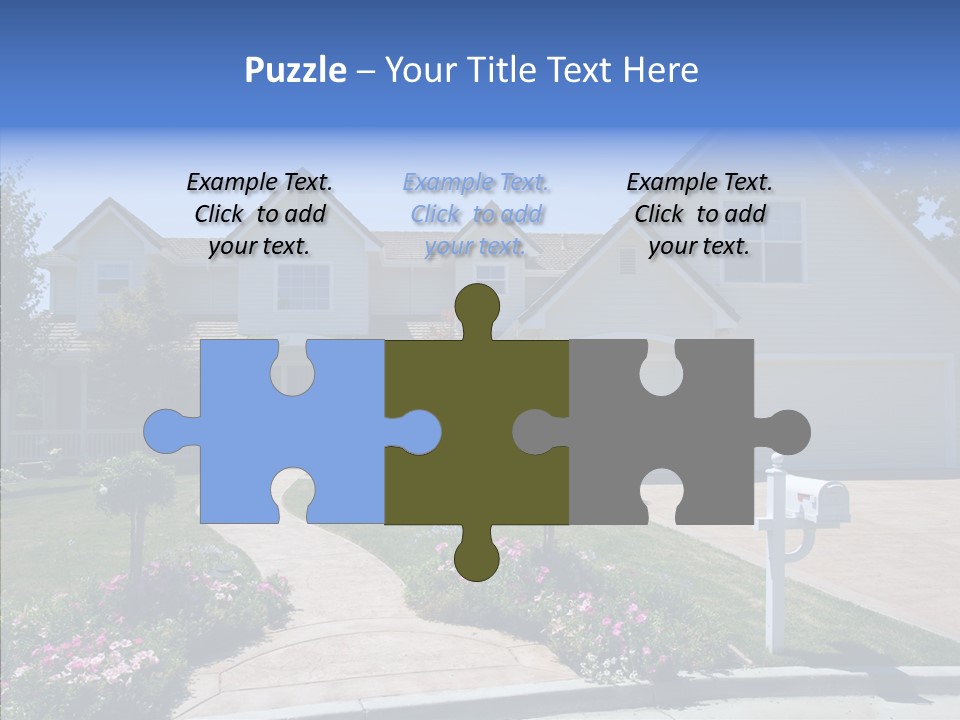 Landscaping Investment Tree PowerPoint Template